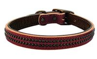 Weaver dog collar havana