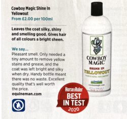 Shine in Yellow out is Best In Test H&R  - whitening shampoos