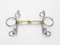 Stephens Pelham Jointed Square Snaffle, Copper